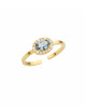 Ring Blue Dynasty | goud/blauw
