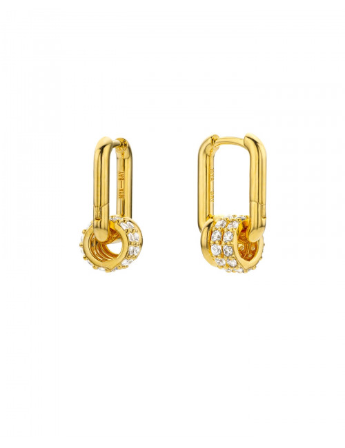 Jazzy Rock Oorbellen | goud