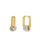 Jazzy Rock Oorbellen | goud