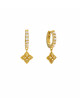 Lotus Delhi Oorbellen | goud