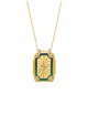 Halsketting Mystic Blue Twice Boheme | goud