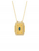 Halsketting Mystic Blue Twice Boheme | goud