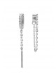Emma Twin Oorbellen | zilver