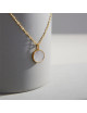 Halsketting Goud Square Link 50cm | goud