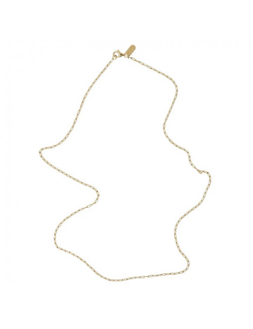 Halsketting Goud Square Link 50cm | goud