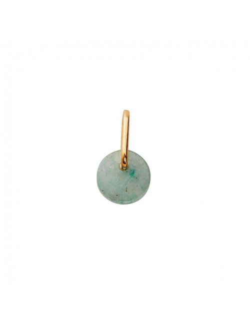 Gouden Bedeltje Stone | green