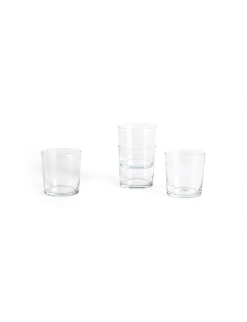 Glazen (set van 4) | medium/helder