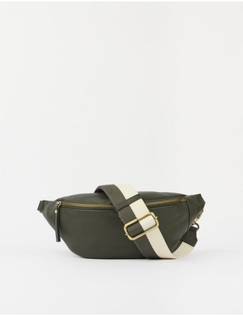 Niko Bum Bag | moss soft grain leather