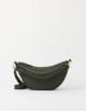 Leo Twisted Handle | moss soft grain leather