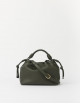 Handtas Kiki Mini | moss soft grain leather