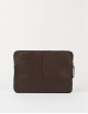 Laptophoes 13"/14" | chocolate soft grain leather