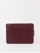 Laptophoes 13"/14" | dark cherry soft grain leather