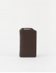 Jett Portemonnee | chocolate soft grain leather