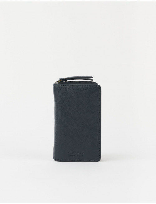 Jett Portemonnee | universal blue soft grain leather