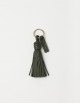 Handtas Charm Tassle | moss soft grain leather