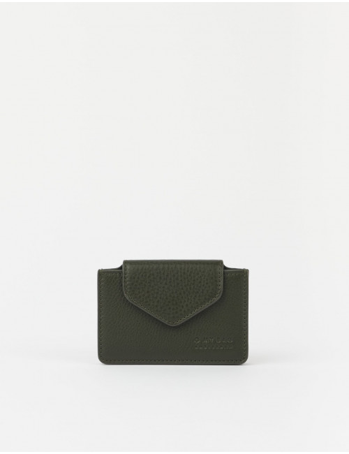 Harmonica Portemonnee | moss klassiek leder