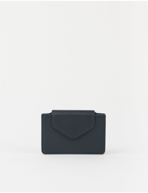 Harmonica Portemonnee | universal blue klassiek leder