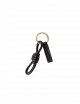 Sleutelhanger | knotted/black soft grain