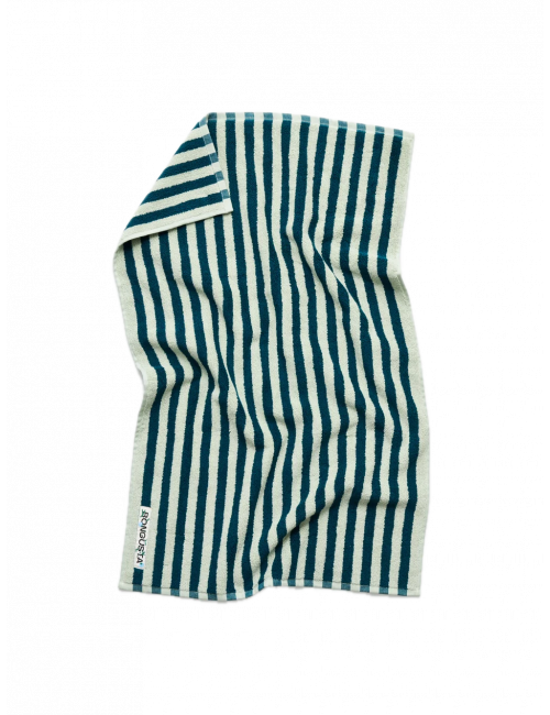 Naram Handdoek 100x150 | sea foam/deep teal