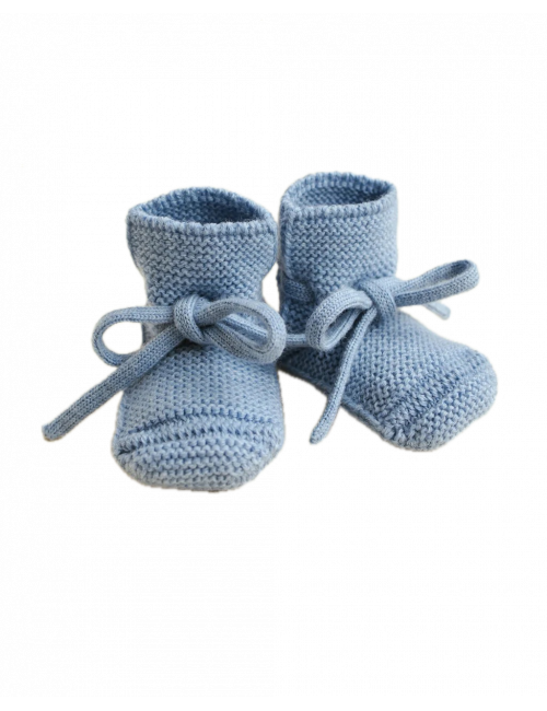 Slofjes Baby Booties | light blue