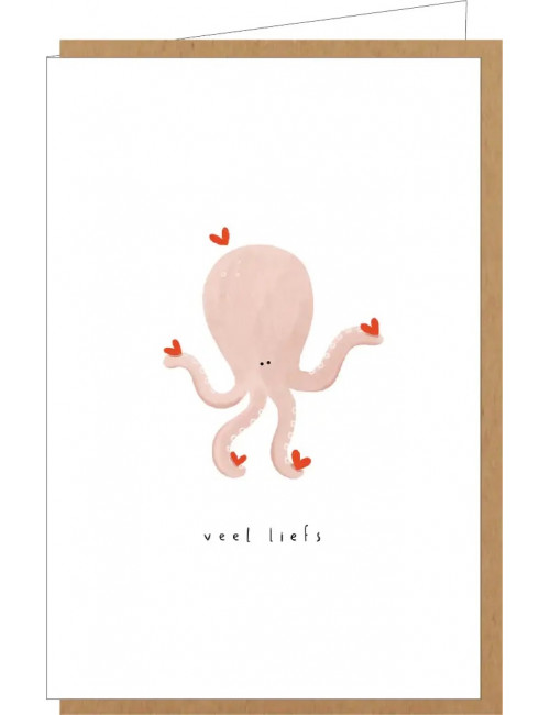 Wenskaart nr. 153 | veel liefs