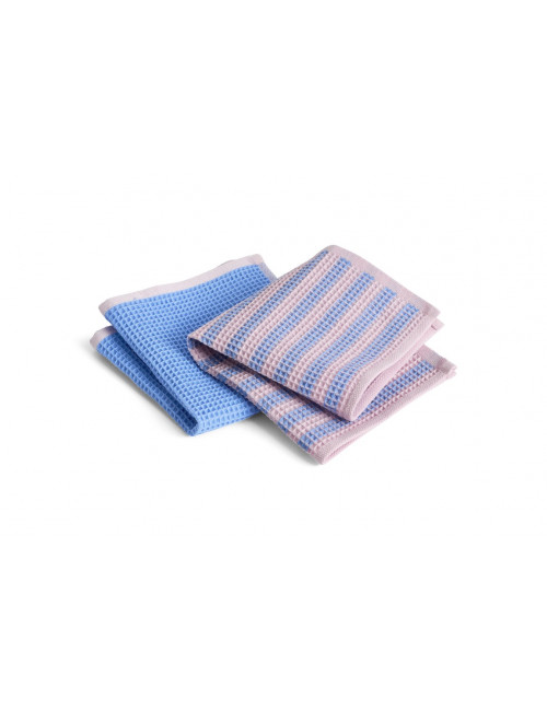 Canteen Vaatdoek (set van 2) | sky blue/pink mix