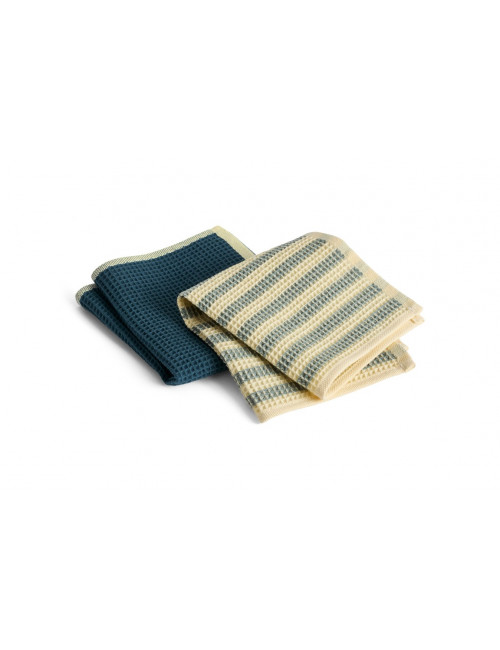 Canteen Vaatdoek (set van 2) | yellow/green mix