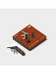 Key Organiser Set Crazy Horse + Multitool v2 | brown