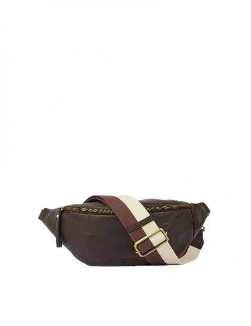 Niko Bum Bag | chocolate soft grain leather