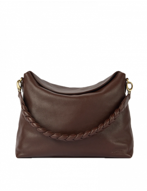 Handtas Sienna (large) | chocolate/soft grain leather