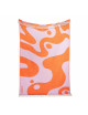 Wollen Plaid Nr 8 | orange/lilac