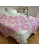 Katoenen Plaid Nr 11 | amore/rose