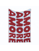 Katoenen Plaid Nr 11 | amore/bordeaux/light blue