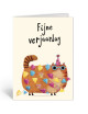 Wenskaart | kat/fijne verjaardag