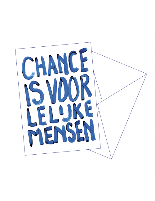 Wenskaart | chance