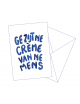 Wenskaart | creme