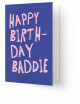 Wenskaart | birthday baddie