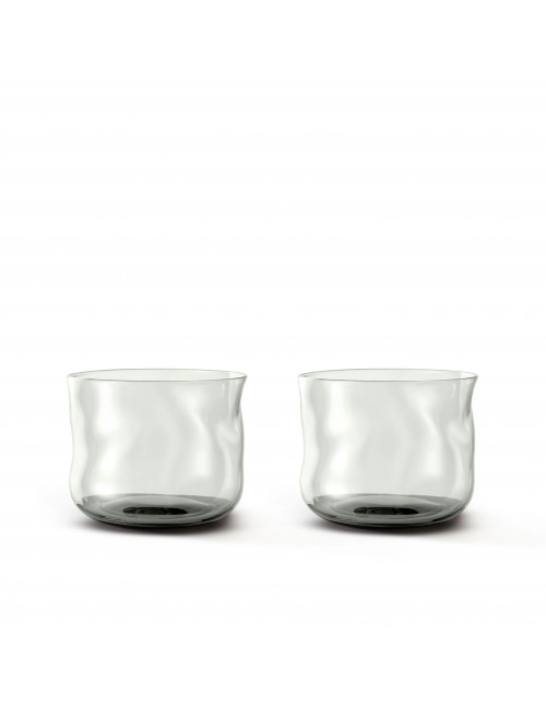 Swirl Small Tumbler Glas (set van 2) | mist