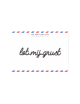 Zelf-klevende Quote Zwart | lot mij grust