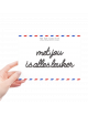 Zelf-klevende Quote Zwart| met jou is alles leuker