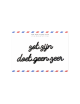 Zelf-klevende Quote Zwart | zot zijn doet geen zeer