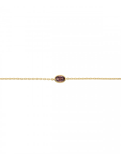 Smoked Brown Jenny Armband | goud
